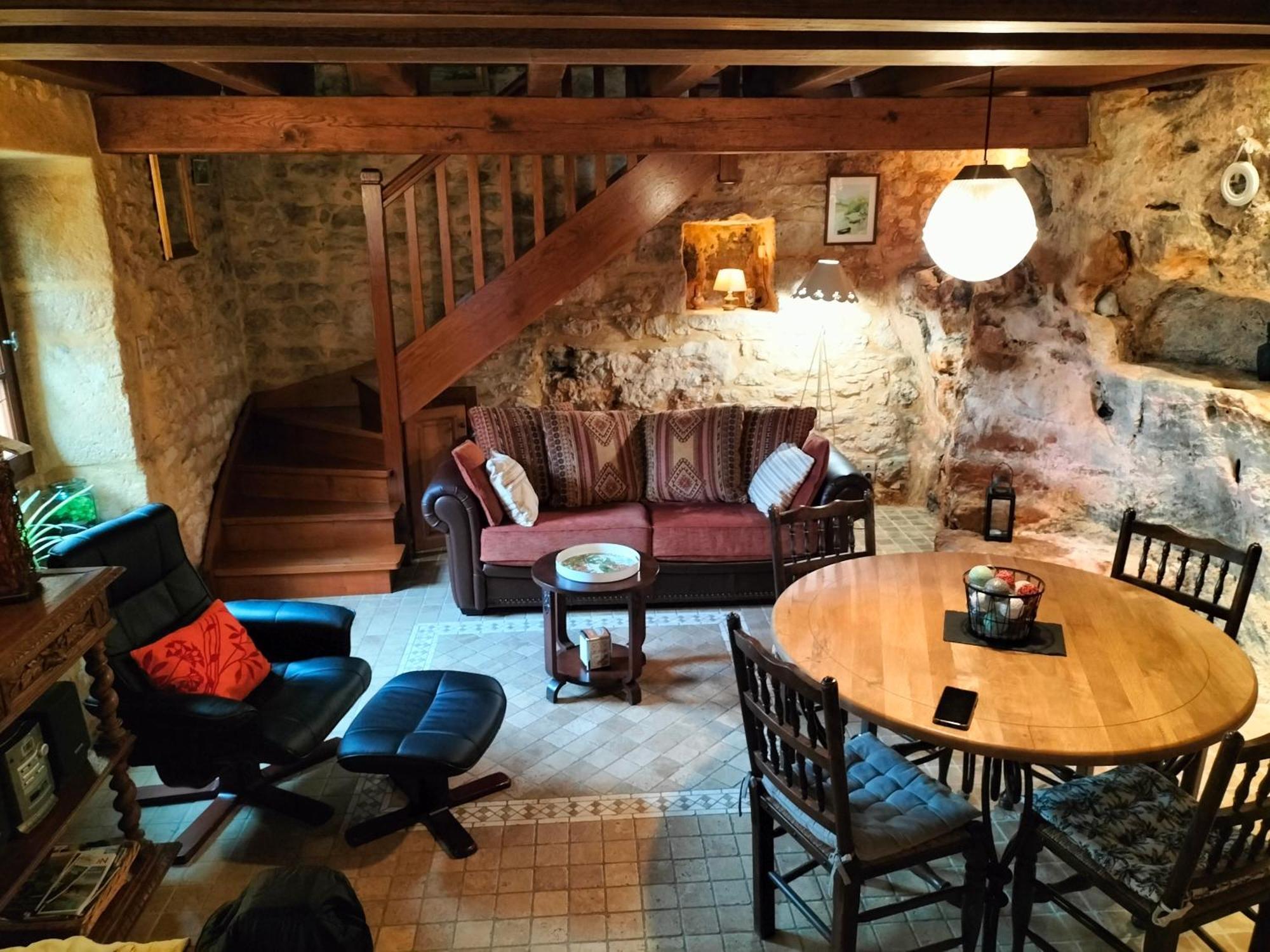 Charmante Maison Troglodyte Vitrac  Luaran gambar